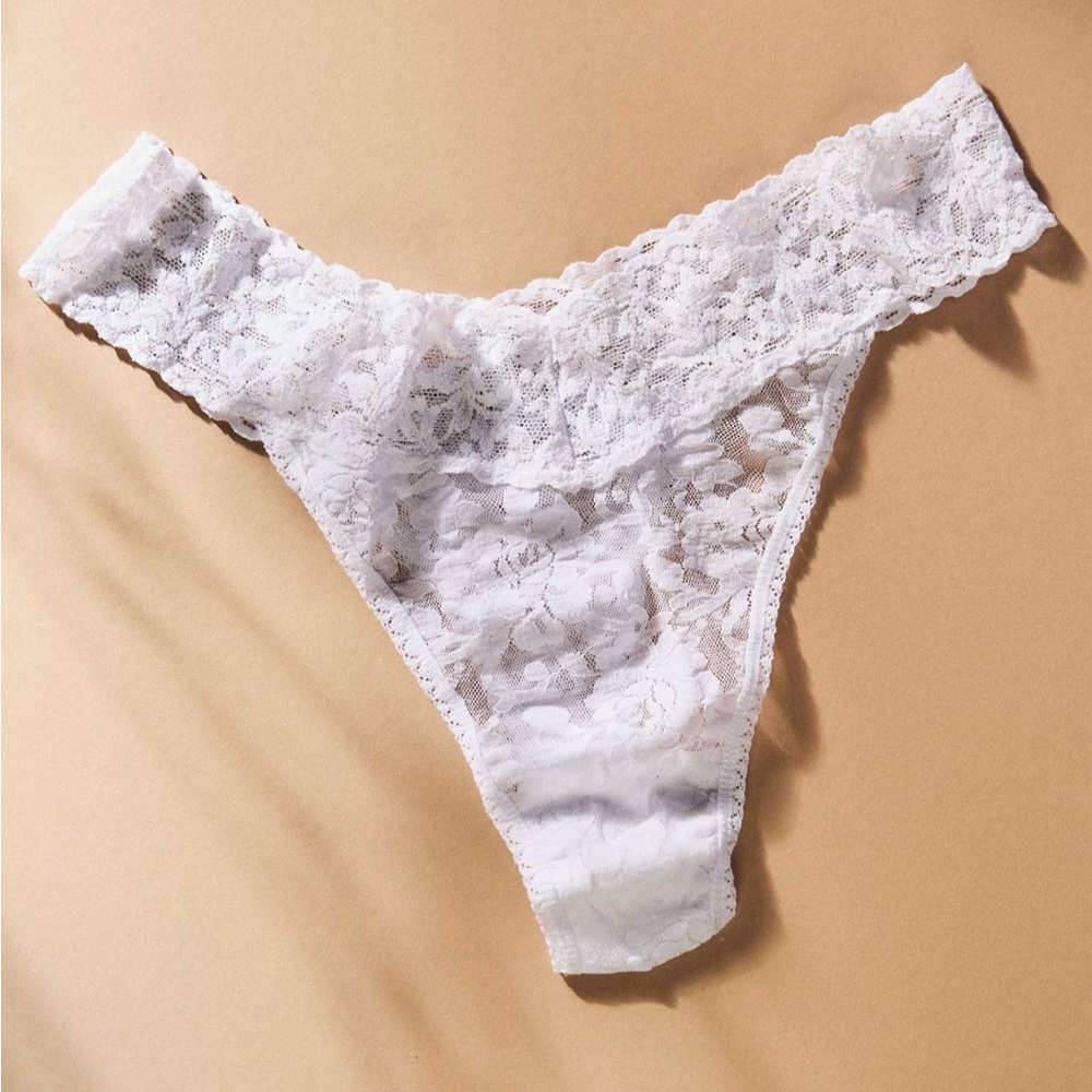 Hanky Panky Bride Original Rise Lace Thong in ONE SIZE NEW